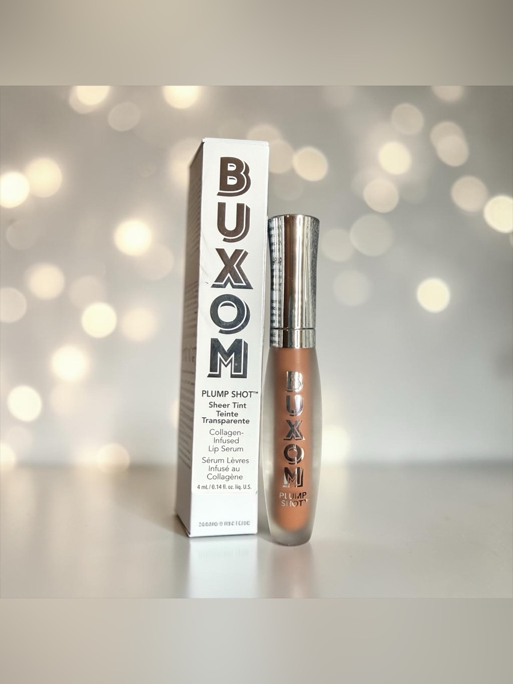 🤎BUXOM🤎Plump Shot Sheer Tint Collagen-Infused Lip Serum in Get Naked/NIB